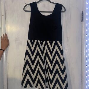 41 Hawthorn Black and Gray Dress